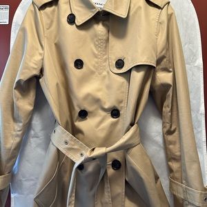 Authentic Coach Short Trench Coat